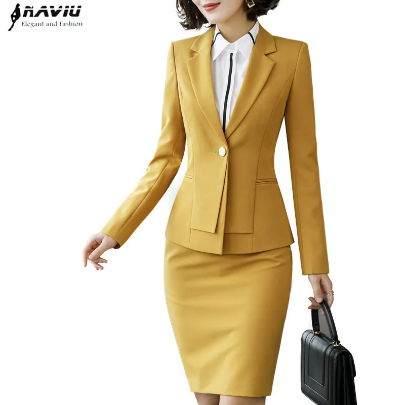 2019 Autumn winter temperament skirt suits women formal business long sleeve slim blazer and skirt office ladies work wear
2019 Autumn winter temperament skirt suits women formal business long sleeve slim blazer and skirt office ladies work wear