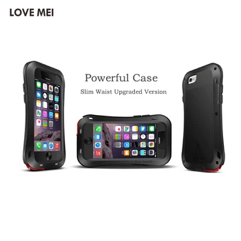 Love Mei For iPhone 7 8 Case Luxury Aluminum frame+Soft Silicone Armor Back Protective Phone Case For iPhone 7 8 plus Case Cover
Love Mei For iPhone 7 8 Case Luxury Aluminum frame+Soft Silicone Armor Back Protective Phone Case For iPhone 7 8 plus Case Cover