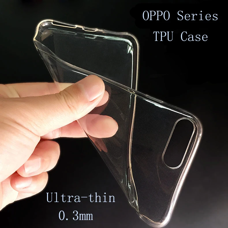 Высокое качество мобильный телефон case для oppo ультра тонкий тпу прозрачный мягкий