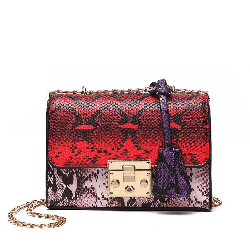 2018 NEW Women's bag creative new European style snake chain shoulder bag High quality PU Leather crossbody bags for women
2018 NEW Women's bag creative new European style snake chain shoulder bag High quality PU Leather crossbody bags for women