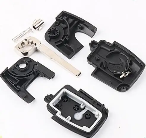 Ford Focus flip remote key shell 3 button HU101 (26)