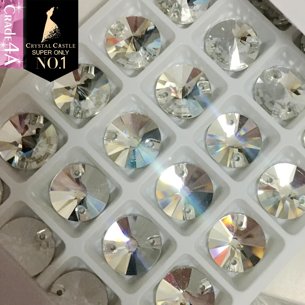 Crystal Castle Glass Sew On 4A 3200 Rivoli Round Sewing Strass Crystal AB Arts Crafts & Sewing Stone Diy Rhinestones for Clothes
Crystal Castle Glass Sew On 4A 3200 Rivoli Round Sewing Strass Crystal AB Arts Crafts & Sewing Stone Diy Rhinestones for Clothes