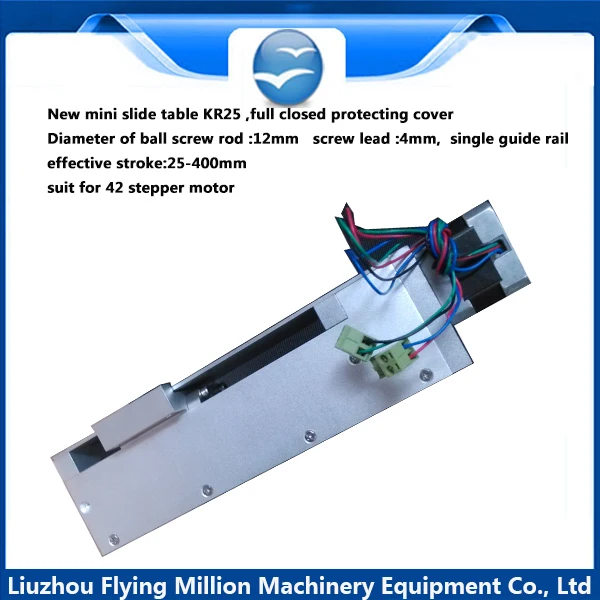 Linear Sliding Table Ball screw rod Single Guide Rail KR25 linear module systerm 50mm
Linear Sliding Table Ball screw rod Single Guide Rail KR25 linear module systerm 50mm