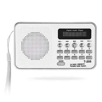 Hot Sale T- 205 Portable Mini FM Radio Speaker Music Player TF Card USB with LED Display HiFi Stereo Receiver
Hot Sale T- 205 Portable Mini FM Radio Speaker Music Player TF Card USB with LED Display HiFi Stereo Receiver