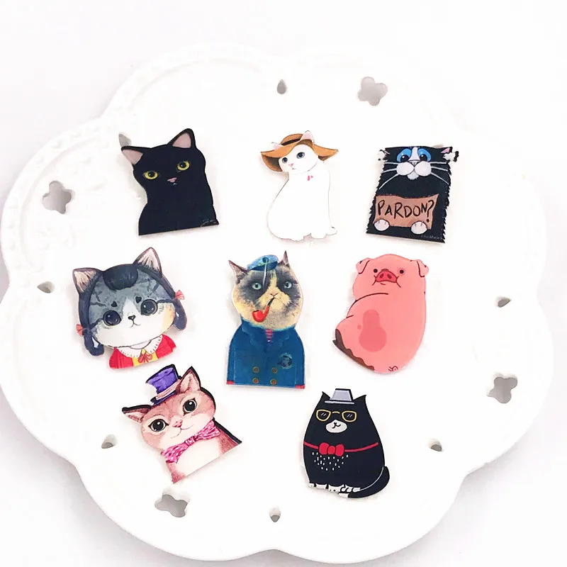 1 PC Cartoon Dog cat Animal pig Brooch Acrylic Badges Icons on The Backpack Pin Badge Decoration Badges for Clothing
1 PC Cartoon Dog cat Animal pig Brooch Acrylic Badges Icons on The Backpack Pin Badge Decoration Badges for Clothing