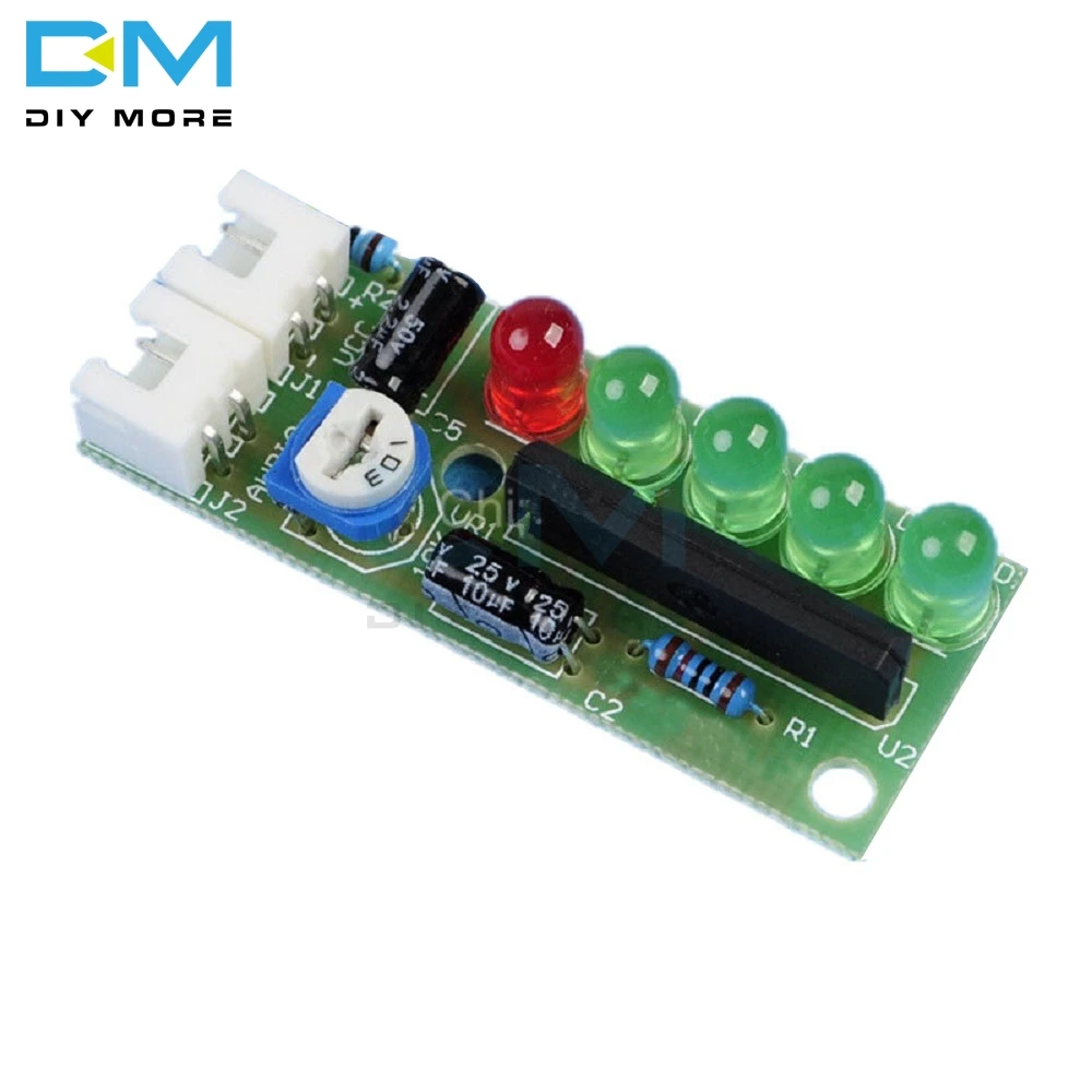 KA2284 DIY Kits Audio Level Indicator Module Suite Trousse Electronic Parts 5mm RED Green LED Level Indicating 3.5V 12V Board
KA2284 DIY Kits Audio Level Indicator Module Suite Trousse Electronic Parts 5mm RED Green LED Level Indicating 3.5V 12V Board