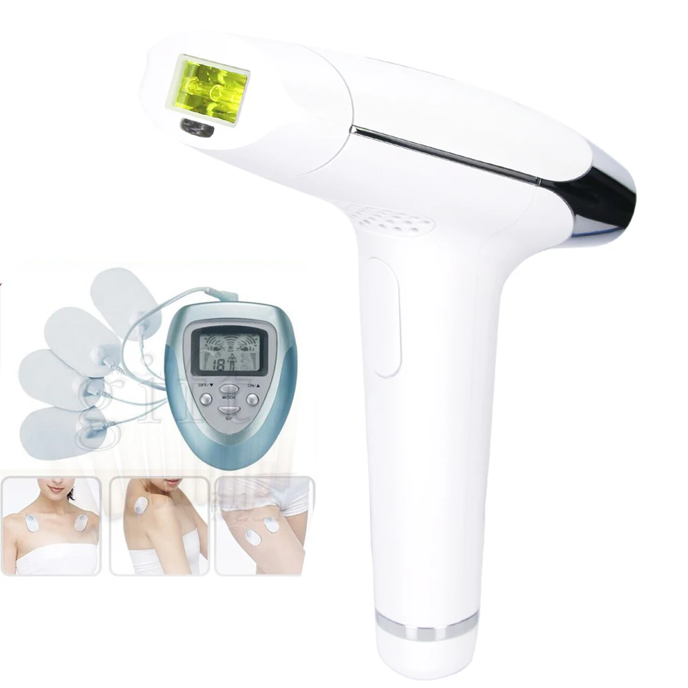 3 in 1 Laser Epilator Shaving Permanent Hair Removal Depilator Whole Body for Women Men Rejuvenation Remove acne 110-220V
3 in 1 Laser Epilator Shaving Permanent Hair Removal Depilator Whole Body for Women Men Rejuvenation Remove acne 110-220V