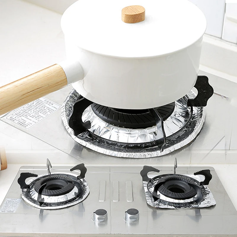 10Pcs Gas Stove Cleaning Pad Thick Aluminum Foil High-temperature Greaseproof Paper Foil Protector Cover Kitchen Accessories
10Pcs Gas Stove Cleaning Pad Thick Aluminum Foil High-temperature Greaseproof Paper Foil Protector Cover Kitchen Accessories
