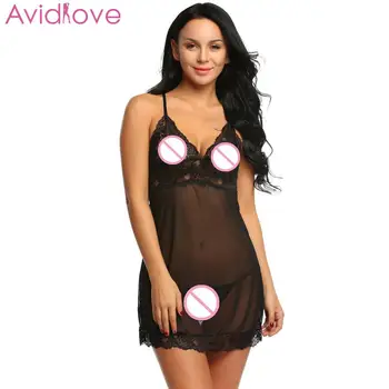 Avidlove Women Sexy Lingerie Sexy Underwear Erotic Costumes Babydoll Lace Mesh Spaghetti Strap Chemise Sleepwear
Avidlove Women Sexy Lingerie Sexy Underwear Erotic Costumes Babydoll Lace Mesh Spaghetti Strap Chemise Sleepwear