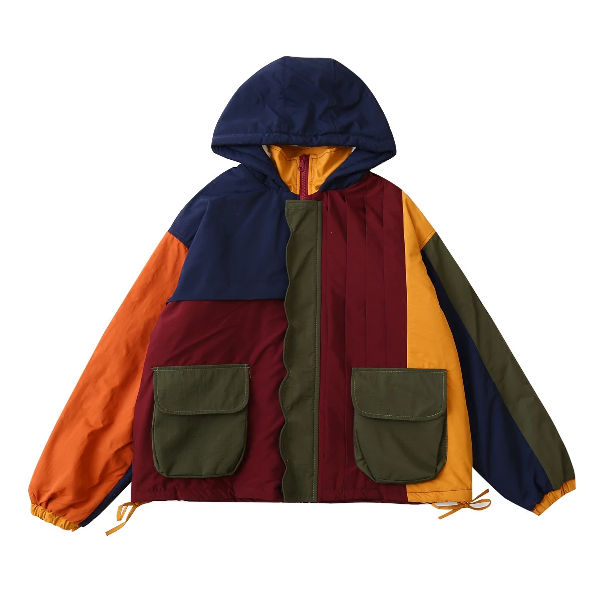Vintage Design New Women Hooded Thick Parkas Coats Winter Jackets Cotton Zipper Velvet Warm Wool Liner Outwear Color Block Loose
Vintage Design New Women Hooded Thick Parkas Coats Winter Jackets Cotton Zipper Velvet Warm Wool Liner Outwear Color Block Loose