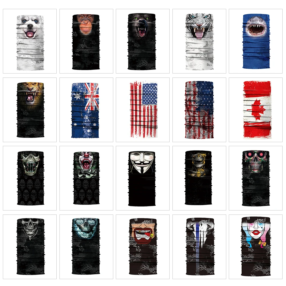 Motorcycle Face Mask Cool Robot Skeleton Halloween Mask Scarf Joker Headband Balaclavas for Cycling Fishing Ski Motorcycle
Motorcycle Face Mask Cool Robot Skeleton Halloween Mask Scarf Joker Headband Balaclavas for Cycling Fishing Ski Motorcycle
