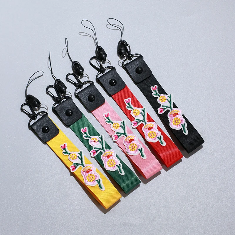 Embroidery Rose Neck Strap Lanyards For keys ID Card Car Mobile Phone Straps USB badge holder DIY Hang Phone Rope Phone Lanyard
Embroidery Rose Neck Strap Lanyards For keys ID Card Car Mobile Phone Straps USB badge holder DIY Hang Phone Rope Phone Lanyard