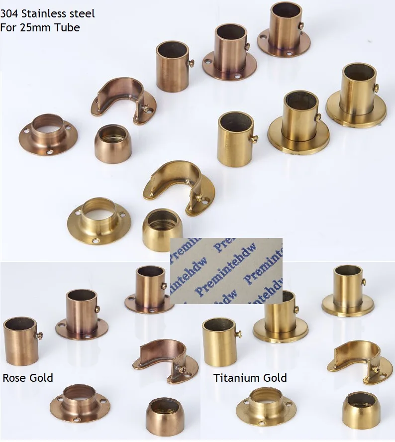 2Pcs/Lot Titianium Gold Rose Gold 304 Stainless Steel Flange Holder Bracket Closet Rod Wall 25mm Tube Pipe High Ball Conceal
2Pcs/Lot Titianium Gold Rose Gold 304 Stainless Steel Flange Holder Bracket Closet Rod Wall 25mm Tube Pipe High Ball Conceal