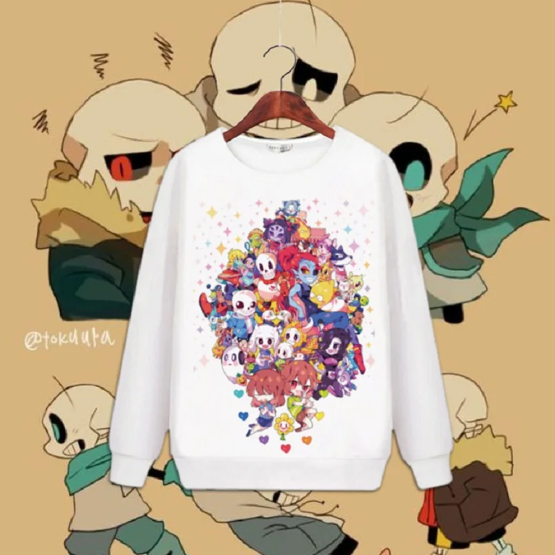 High-Q Unisex Anime Cos Undertale Frisk Toriel Sans Papyrus Casual O Neck Hoodie Sweatshirts Pullover
High-Q Unisex Anime Cos Undertale Frisk Toriel Sans Papyrus Casual O Neck Hoodie Sweatshirts Pullover