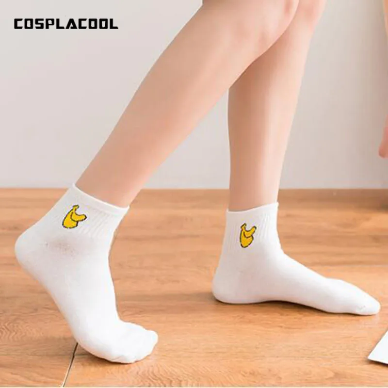 Korean Women's Kawaii Fruit Print Socks Cute Banana Cherry Peach Watermelon Cartoon Socks Pink Red Cotton Harajuku Socks Sokken
Korean Women's Kawaii Fruit Print Socks Cute Banana Cherry Peach Watermelon Cartoon Socks Pink Red Cotton Harajuku Socks Sokken