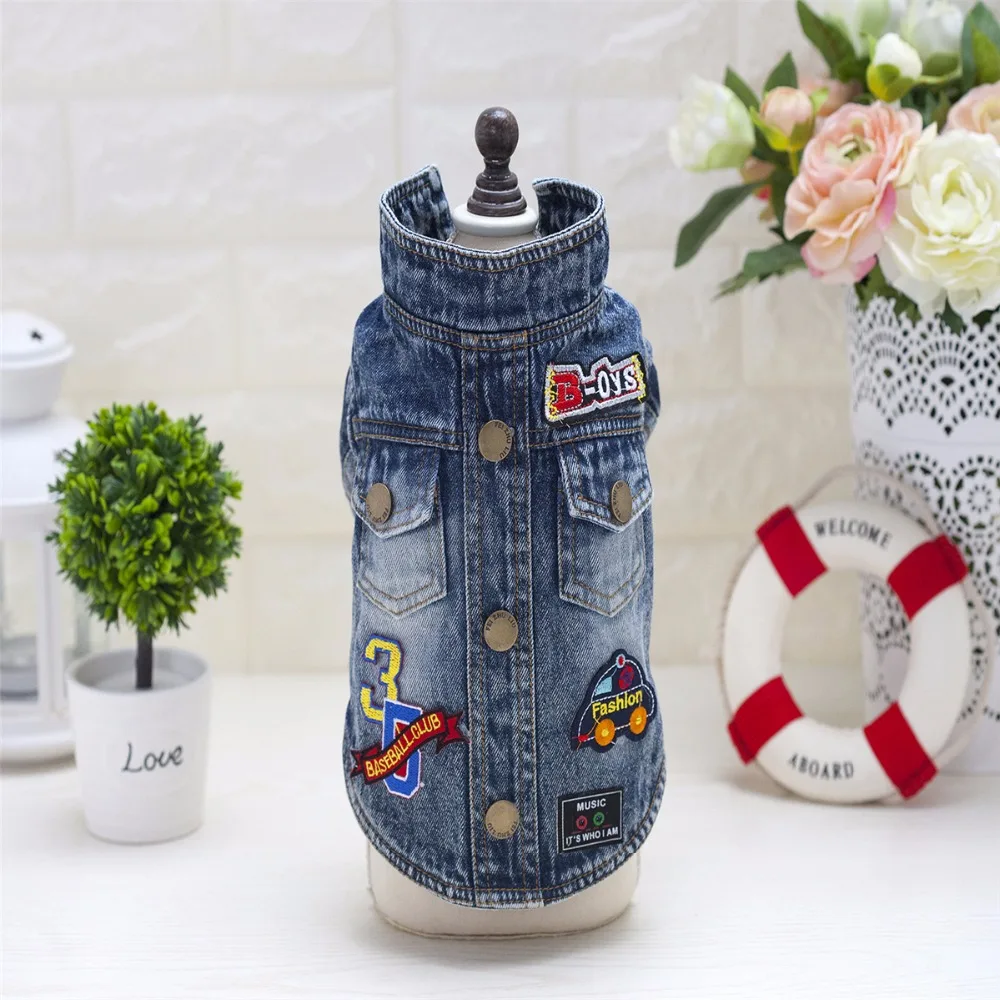 New Coming Cartoon Letter Style Two Legs Pet Dog Jeans Coat From S to XXL New Dogs Clothing For Puppy Dog
New Coming Cartoon Letter Style Two Legs Pet Dog Jeans Coat From S to XXL New Dogs Clothing For Puppy Dog