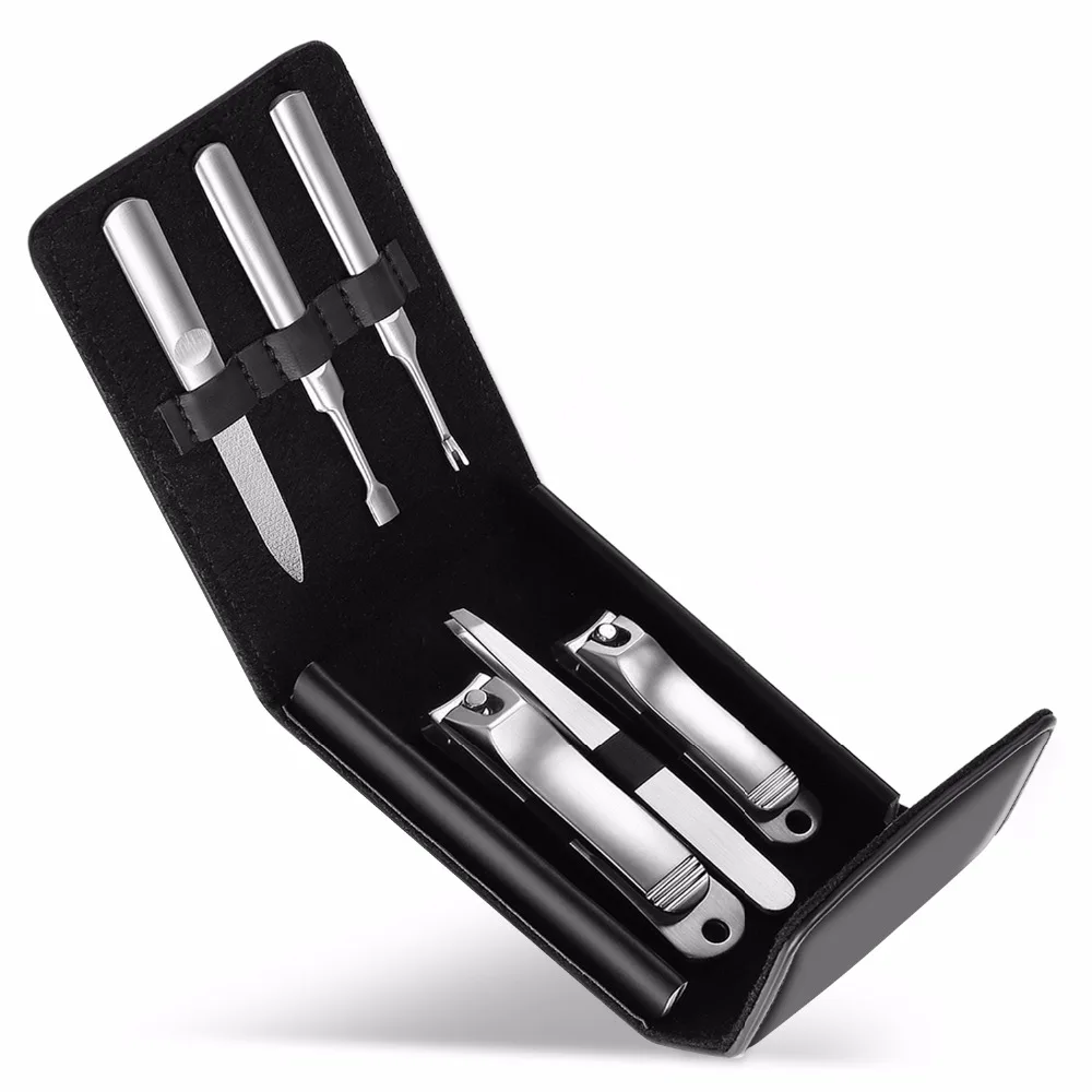 6pcs/set Manicure Pedicure Set Stainless Steel Nail Tools Toe Nail Clippers Nail Cutter Scissors Grooming Kit Cuticle Remover 
6pcs/set Manicure Pedicure Set Stainless Steel Nail Tools Toe Nail Clippers Nail Cutter Scissors Grooming Kit Cuticle Remover