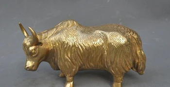 Chinese Feng Shui Brass Animal Oxen Bos grunniens Yak Lucky Art Statue Figurines
Chinese Feng Shui Brass Animal Oxen Bos grunniens Yak Lucky Art Statue Figurines