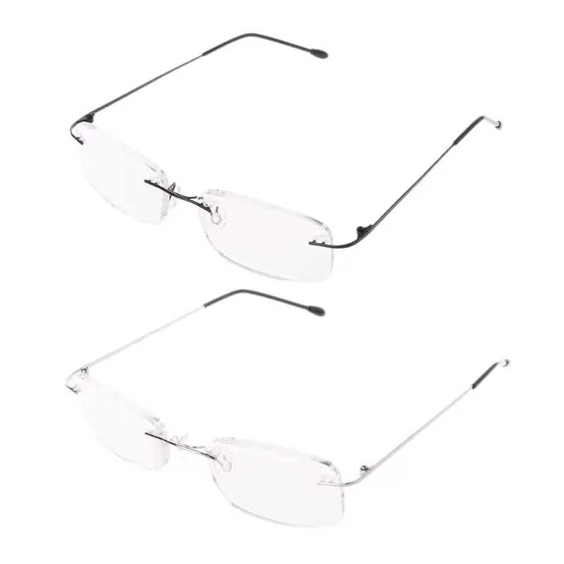 Men's Titanium Alloy No Rim Reading Glasses Frameless Folding Eyeglasses Presbyopia Eyewear + 1.0 + 1.5 + 2.0 + 2.5 + 3.0 + 3.5
Men's Titanium Alloy No Rim Reading Glasses Frameless Folding Eyeglasses Presbyopia Eyewear + 1.0 + 1.5 + 2.0 + 2.5 + 3.0 + 3.5