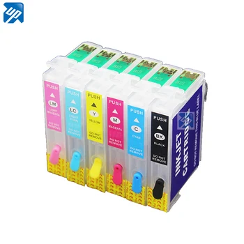 10sets refillable ink cartridge for epson R260/R280/R380/RX580/RX595/RX680 Artisan 50 T0781 - T0786 
10sets refillable ink cartridge for epson R260/R280/R380/RX580/RX595/RX680 Artisan 50 T0781 - T0786