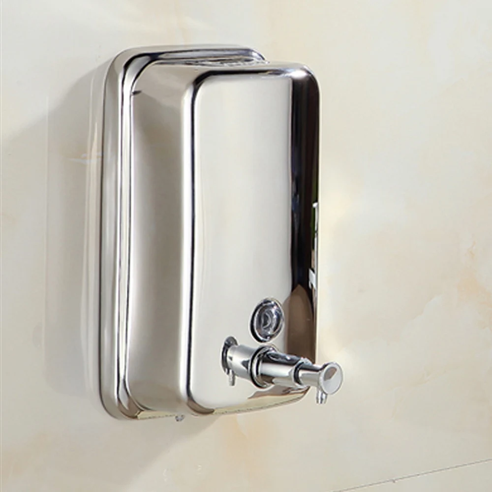 Freeshipping 500/800/1000ml Stainless Steel Wall Mounted Liquid Soap Dispenser Shampoo Container Box for Kitchen Bathroom
Freeshipping 500/800/1000ml Stainless Steel Wall Mounted Liquid Soap Dispenser Shampoo Container Box for Kitchen Bathroom