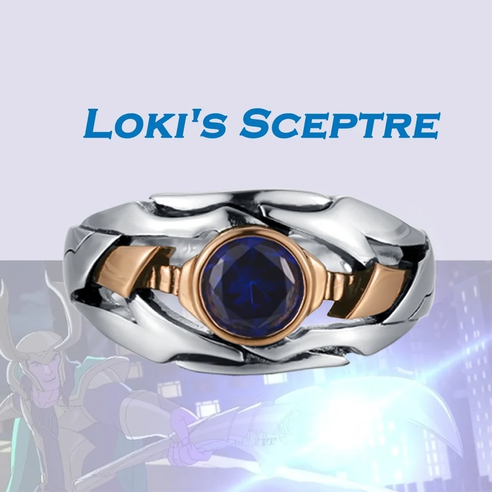 Marvel The Avengers 4 Endgame Lokis Scepter Ring Mind Stone 925 Sterling Silver Engagement Ring Fine Jewelry
Marvel The Avengers 4 Endgame Lokis Scepter Ring Mind Stone 925 Sterling Silver Engagement Ring Fine Jewelry