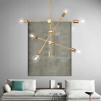 2/4/6 Arms Pendant Lamp Nordic Copper Painted Metal Lustre Led Chandelier Modern Hanging Chandelier For Living Dining Room
2/4/6 Arms Pendant Lamp Nordic Copper Painted Metal Lustre Led Chandelier Modern Hanging Chandelier For Living Dining Room