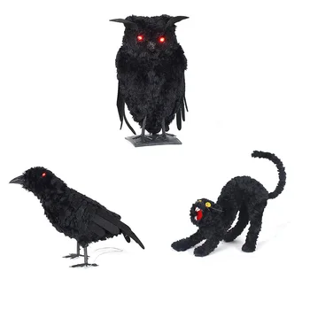 Funny toy Artificial Animal Props for Halloween Party Decoration with Luminous Eyes
Funny toy Artificial Animal Props for Halloween Party Decoration with Luminous Eyes