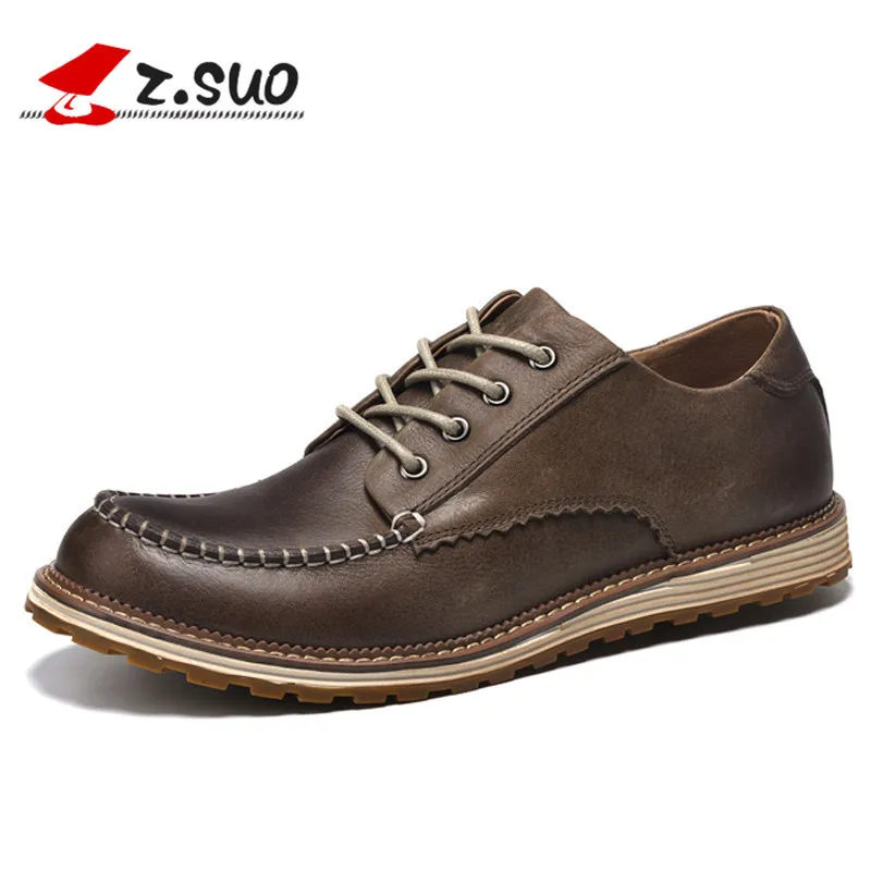 ZSUO Brand Men Leather Casual Shoes Retro Flat Oxfords Shoes Spring/Autumn Luxury Fashion Italian Handmad Cow Leather Men Shoes
ZSUO Brand Men Leather Casual Shoes Retro Flat Oxfords Shoes Spring/Autumn Luxury Fashion Italian Handmad Cow Leather Men Shoes