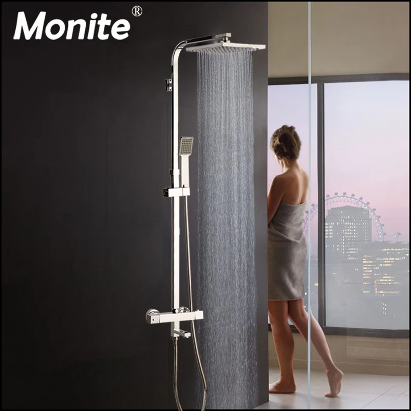 Monite 8-дюймовая термостатическая насадка для душа с 3 функциями, хромированная полированная насадка для душа, смеситель для ванны и душа
Monite 8-дюймовая термостатическая насадка для душа с 3 функциями, хромированная полированная насадка для душа, смеситель для ванны и душа