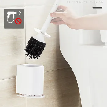 Home Set Bathroom Silicone Cleaning Brush Long Straight Handle Wall Mounted With Base J2Y
Home Set Bathroom Silicone Cleaning Brush Long Straight Handle Wall Mounted With Base J2Y