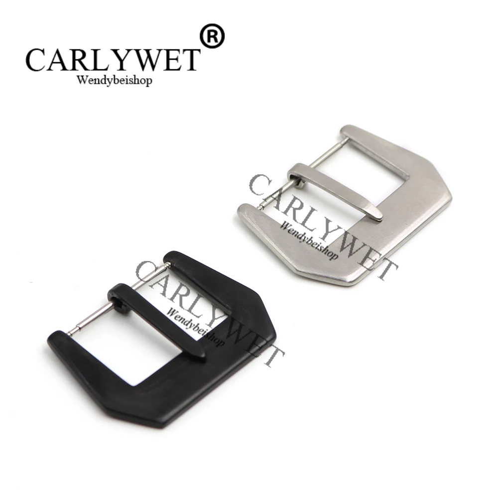 CARLYWET 24 26mm 3mm Tang Tongue Pin Buckle Black Silver Brushed Stainless Steel For Panerai Watch Band Strap
CARLYWET 24 26mm 3mm Tang Tongue Pin Buckle Black Silver Brushed Stainless Steel For Panerai Watch Band Strap