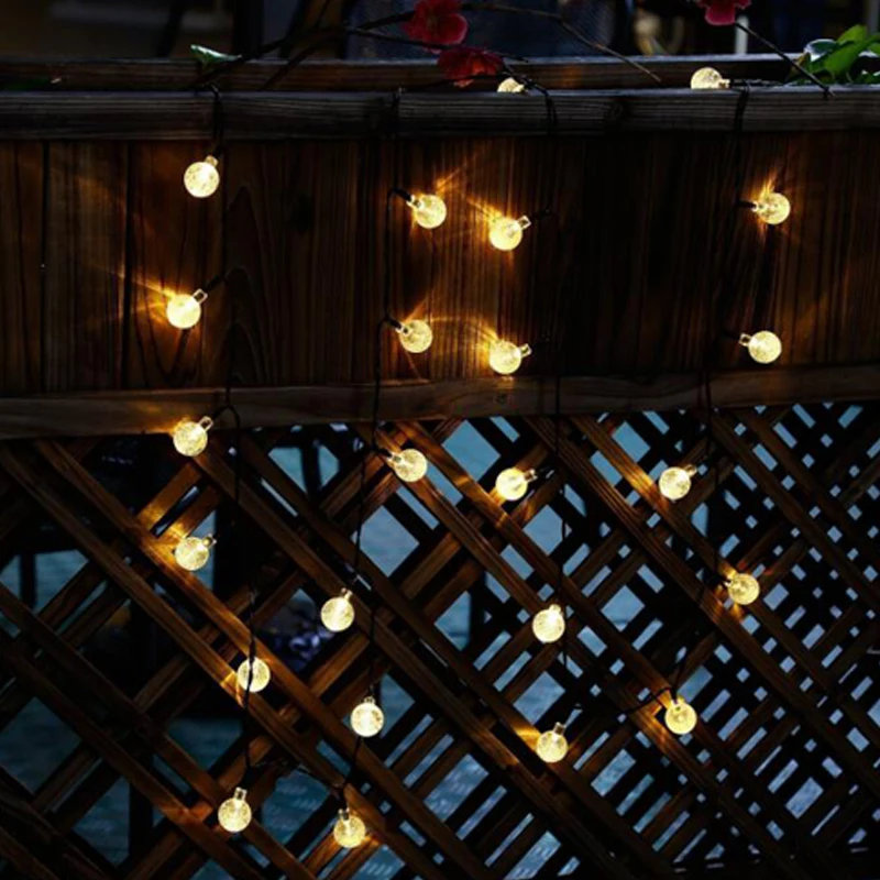 Led Solar Lamp LED Outdoor Solar Lamps LED String Lights Fairy Holiday Christmas Party Garlands Solar Garden Waterproof Lights (3)