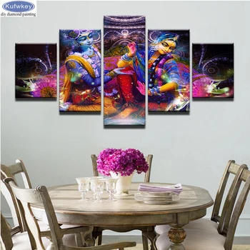 DIY Diamond Painting Cross Stitch Kits Full Diamond Embroidery sale 5D Diamond Mosaic Home Decor Krishna Religion 5pcs
DIY Diamond Painting Cross Stitch Kits Full Diamond Embroidery sale 5D Diamond Mosaic Home Decor Krishna Religion 5pcs
