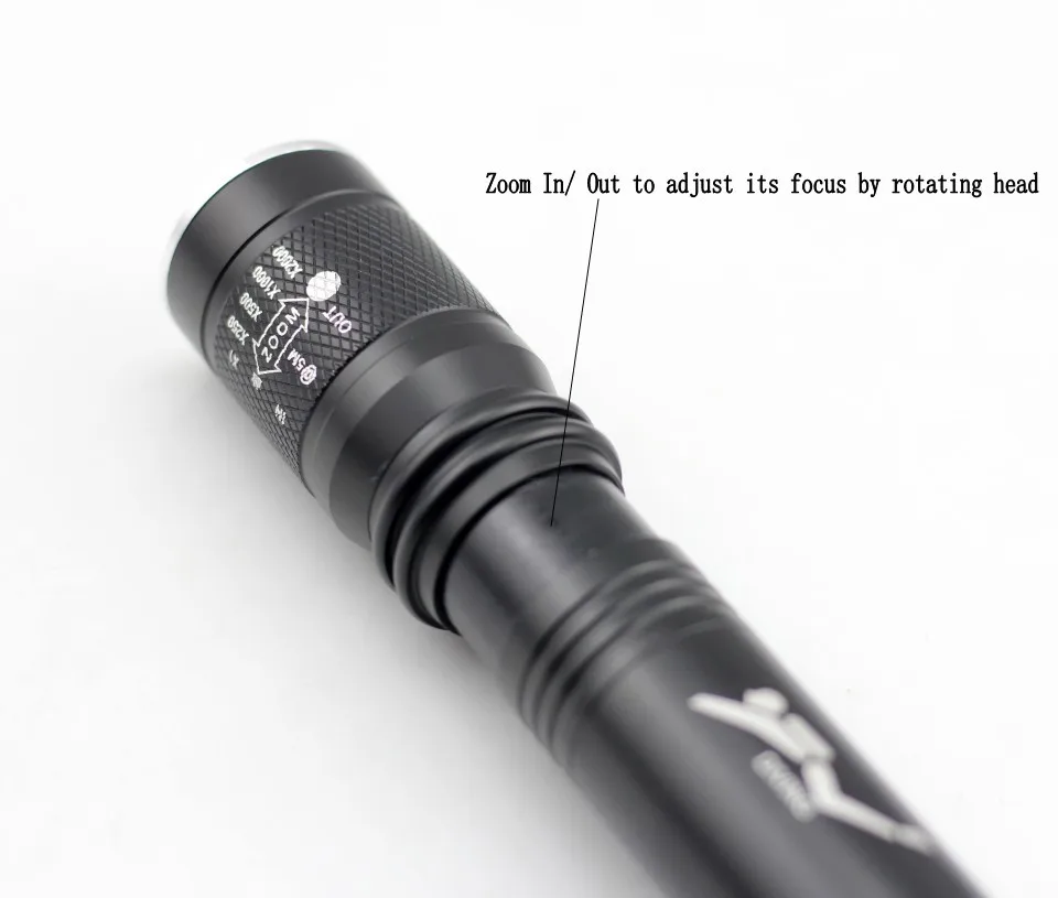 XM-L2 tactical flashlight powerful waterproof underwater scuba diving zoom lantern fill light torch T6 white light LED camping XM-L2 tactical flashlight powerful waterproof underwater scuba diving zoom lantern fill light torch T6 white light LED camping
