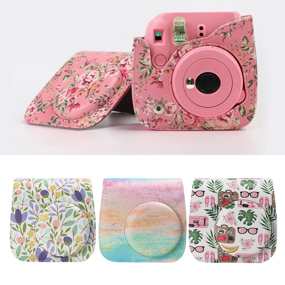 Instax Mini 8/9/8+ Fashion Printing PU Leather Instant Camera Case Protector Cover Shoulder Bag with Strap For Fujifilm
Instax Mini 8/9/8+ Fashion Printing PU Leather Instant Camera Case Protector Cover Shoulder Bag with Strap For Fujifilm