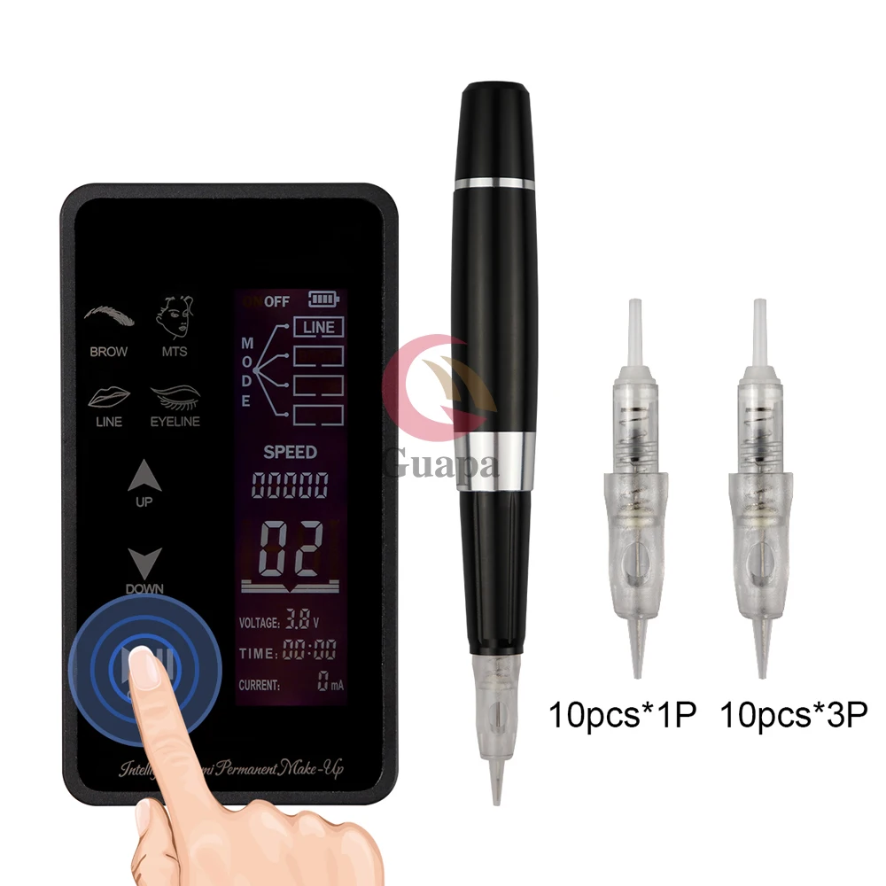 Microtouch Pro Tattoo Machine Permanent Makeup Pen for Micro-Feathering Tattoo Gun Rechargeable PMU Machine with 15 levels Speed
Microtouch Pro Tattoo Machine Permanent Makeup Pen for Micro-Feathering Tattoo Gun Rechargeable PMU Machine with 15 levels Speed
