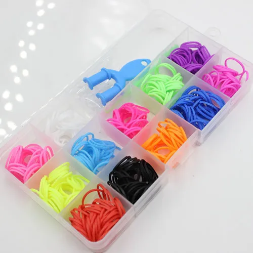 Hot sale 1 box /lot children Loom Kits Rubber Bands case Bracelet accessories DIY Toy Gifts Fun Box Crazy Sets K03266
Hot sale 1 box /lot children Loom Kits Rubber Bands case Bracelet accessories DIY Toy Gifts Fun Box Crazy Sets K03266