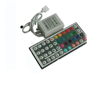 1X High quality 12~24V input 3Channel 6A 44key IR remote RGB LED controller free shipping
1X High quality 12~24V input 3Channel 6A 44key IR remote RGB LED controller free shipping