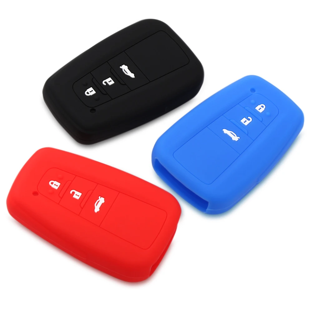 3 Buttons Silicone Remote Car Key Case Cover Protector for Toyota Camry 2018 2017 Aygo RAV4 Corolla 2018 CHR/C-HR Prius
3 Buttons Silicone Remote Car Key Case Cover Protector for Toyota Camry 2018 2017 Aygo RAV4 Corolla 2018 CHR/C-HR Prius