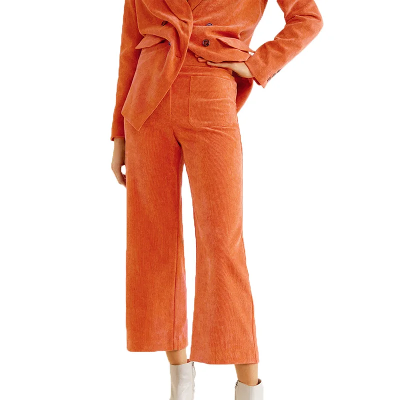 2019 autumn casual red pants women high waist pants pocket decoration womens clothing trousers women
2019 autumn casual red pants women high waist pants pocket decoration womens clothing trousers women