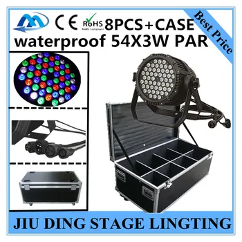 8pcs / RGB 54X3W waterproof led par light flight case disco lights, waterproof LED par professional dj equipment
8pcs / RGB 54X3W waterproof led par light flight case disco lights, waterproof LED par professional dj equipment