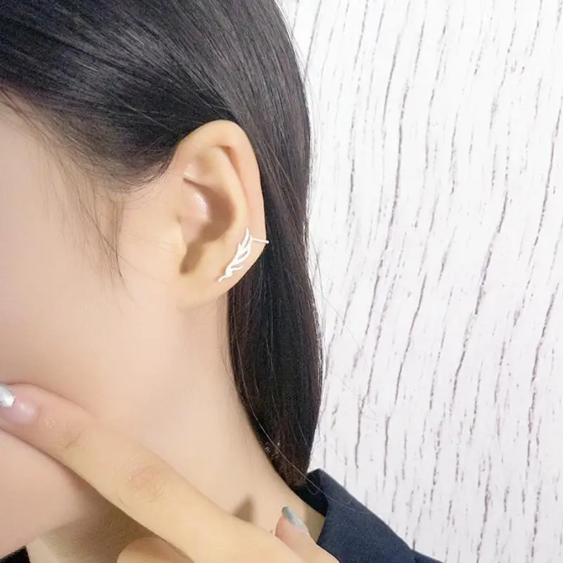 Elitven Antlers Ear Climber Clip on Earrings Korea Jewelry Solid 925 Sterling Silver Stud Earrings for Women Grils Jewelry Gift
Elitven Antlers Ear Climber Clip on Earrings Korea Jewelry Solid 925 Sterling Silver Stud Earrings for Women Grils Jewelry Gift