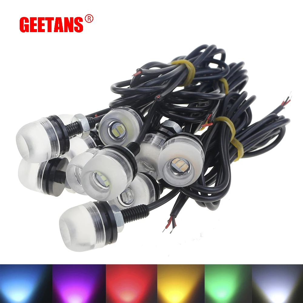 GEETANS 6Pcs 18MM LED Eagle Eye Car Styling Auto Parking Light Daytime Running Lights Waterproof Working Fog Lamp Source AJ
GEETANS 6Pcs 18MM LED Eagle Eye Car Styling Auto Parking Light Daytime Running Lights Waterproof Working Fog Lamp Source AJ