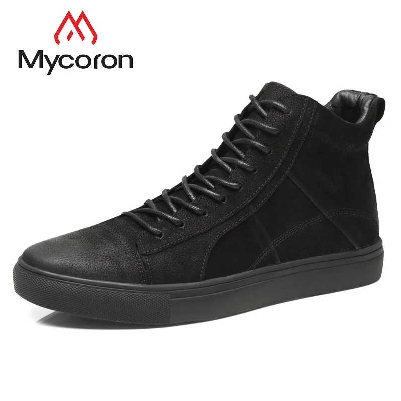 MYCORON 2018 Men Shoes Fashion High Top Casual Boots Luxury Designers Handmade Men Shoes Spring Lace Up Tenis Masculino Adulto
MYCORON 2018 Men Shoes Fashion High Top Casual Boots Luxury Designers Handmade Men Shoes Spring Lace Up Tenis Masculino Adulto