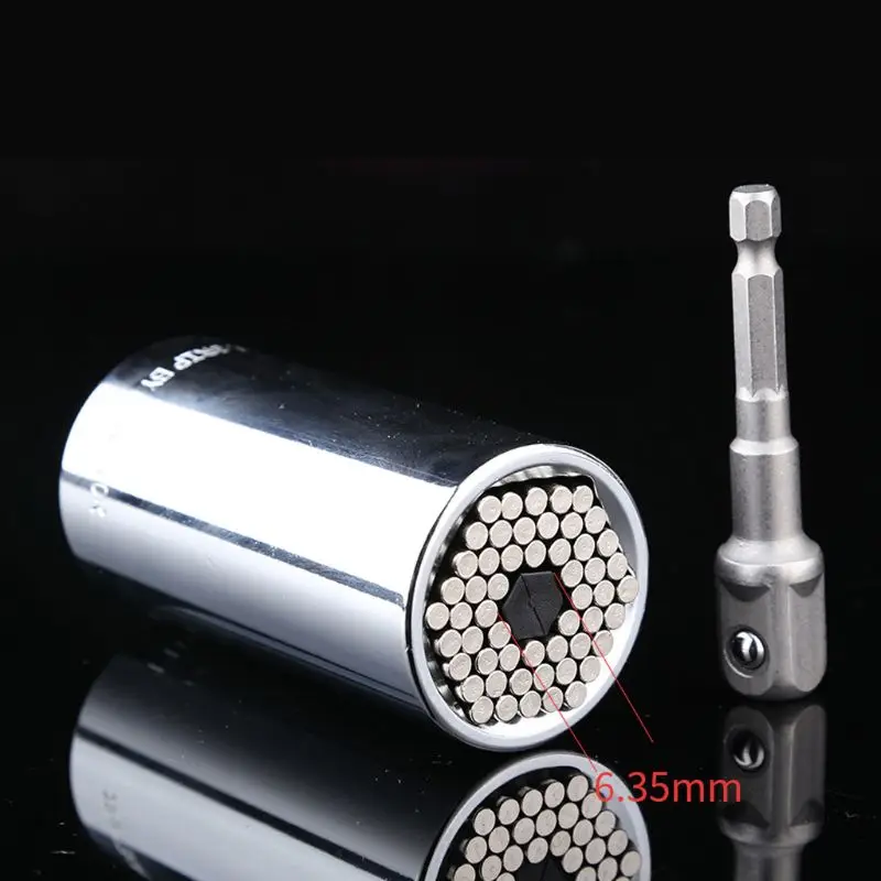 New 2Pcs Multi-function Universal Socket Wrench 7-19mm Wrench Adapter Hand Tools qiang
New 2Pcs Multi-function Universal Socket Wrench 7-19mm Wrench Adapter Hand Tools qiang