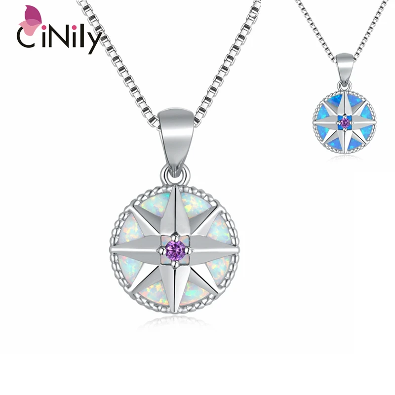 CiNily Luxury Blue & White Fire Opal Purple Stone Round Pendant Silver Plated Women Pendant Jewelry Cocktail Party Gift
CiNily Luxury Blue & White Fire Opal Purple Stone Round Pendant Silver Plated Women Pendant Jewelry Cocktail Party Gift