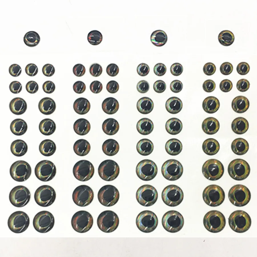 72Pcs*6/8/10mmFishing Lure Eyes DIY 4D Fishing Fish Eyes Fly Tying Lure Making Realistic Holographic Fly Tying Material
72Pcs*6/8/10mmFishing Lure Eyes DIY 4D Fishing Fish Eyes Fly Tying Lure Making Realistic Holographic Fly Tying Material
