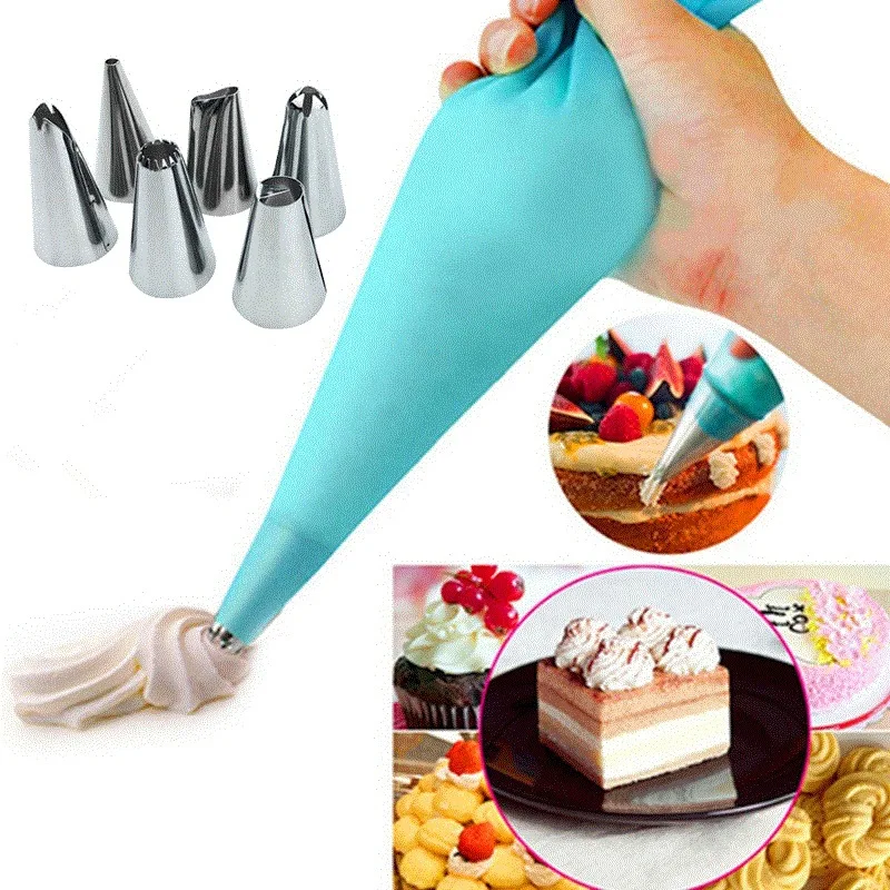 8Pcs/Set Stainless Steel Pastry Nozzles for Cream with Pastry Bag Decorating Cake Icing Piping Confectionery Baking Tool
8Pcs/Set Stainless Steel Pastry Nozzles for Cream with Pastry Bag Decorating Cake Icing Piping Confectionery Baking Tool