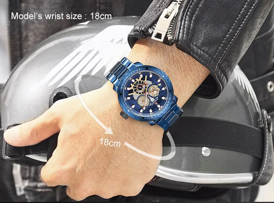 NAVIFORCE NF9158 Stainless Steel Watch 8